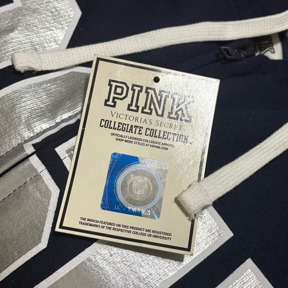 PINK Victoria's Secret Penn State Zip-Up SZ M ~ NEW - Picture 8 of 12